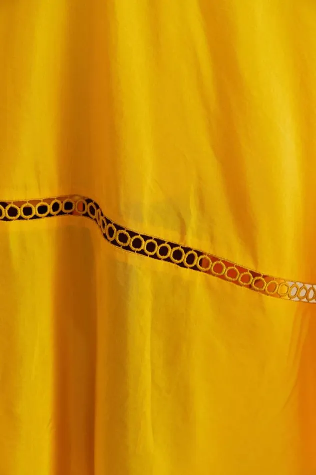 Yellow Sleeveless Maxi Dress Women FARM Rio Maxi Dresses