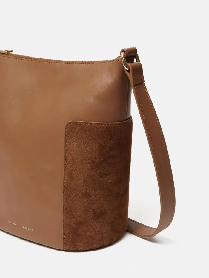 York Slouchy Bucket Bag Tan Women Jigsaw Wallets and Card Holders